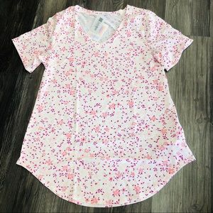Lularoe Iris Floral Tunic Christie Tee